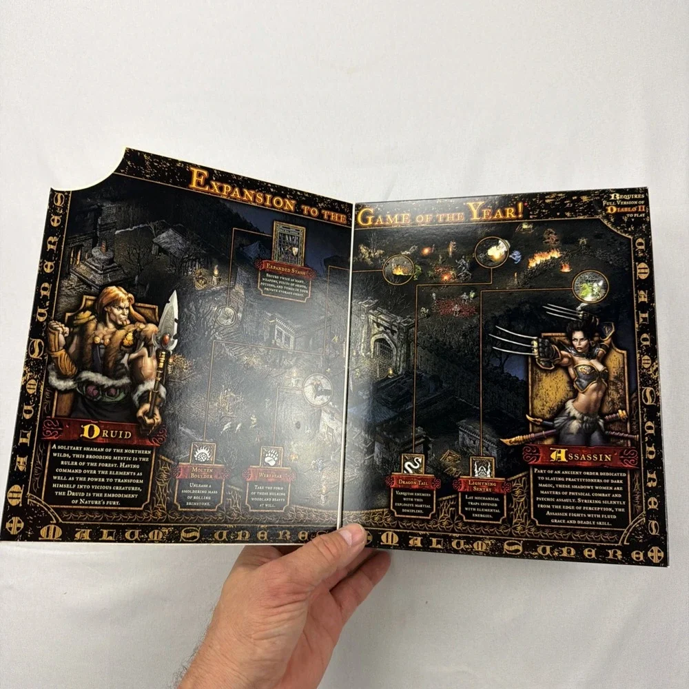 Diablo II 2 Lord of Destruction Expansion Set Big Box Complete + Strategy Guide